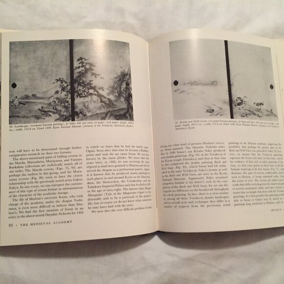 Japanese Ink Painting: Shubun to Sesshu, Ichimatsu Tanaka 1972 FIRST PRINT HC DJ - Picture 8 of 12